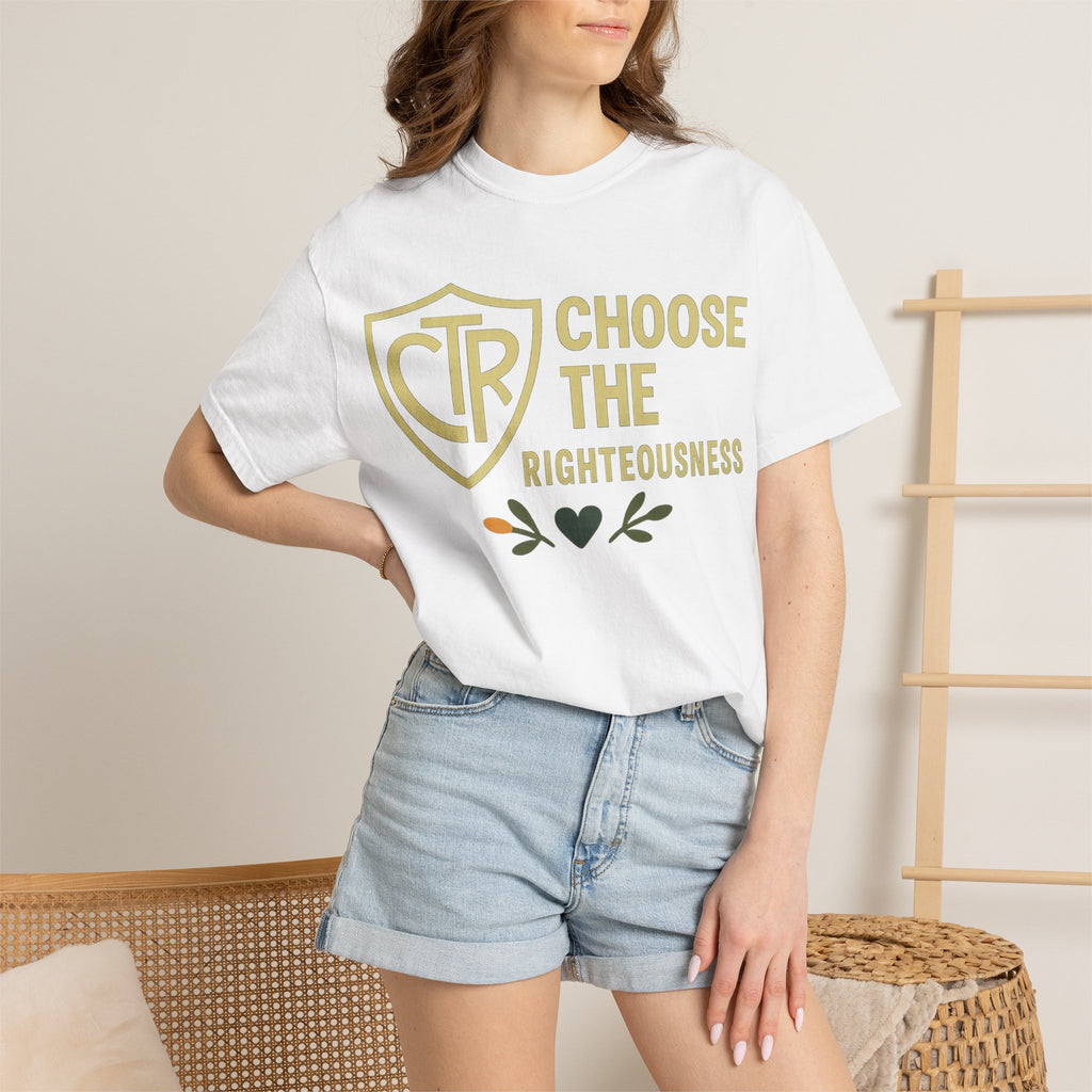 "CTR: Choose the Righteousness" Unisex Garment-Dyed T-shirt
