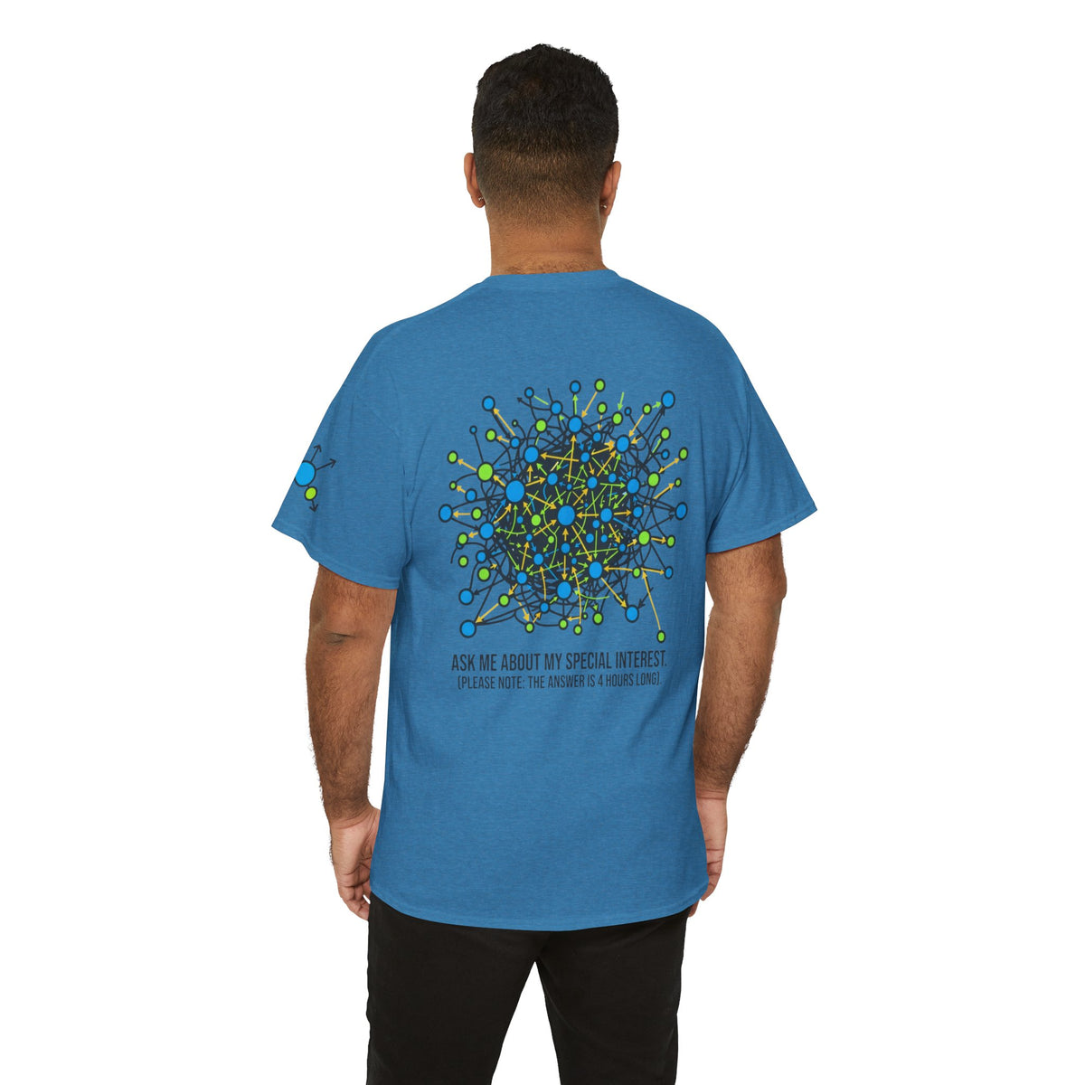 Color: Heather Sapphire | Special Interest Premium Graphic Tee
