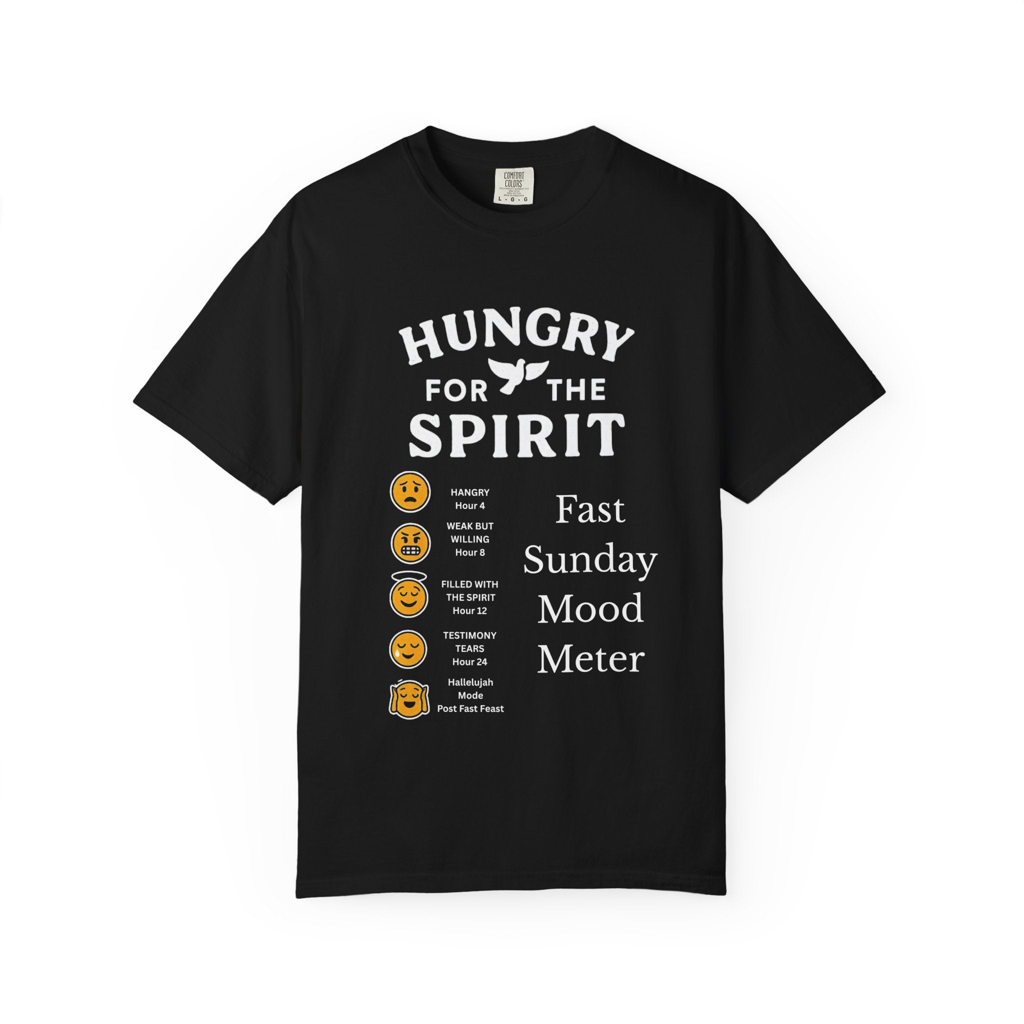 "Fast Sunday Mood Meter" Unisex Garment-Dyed T-shirt