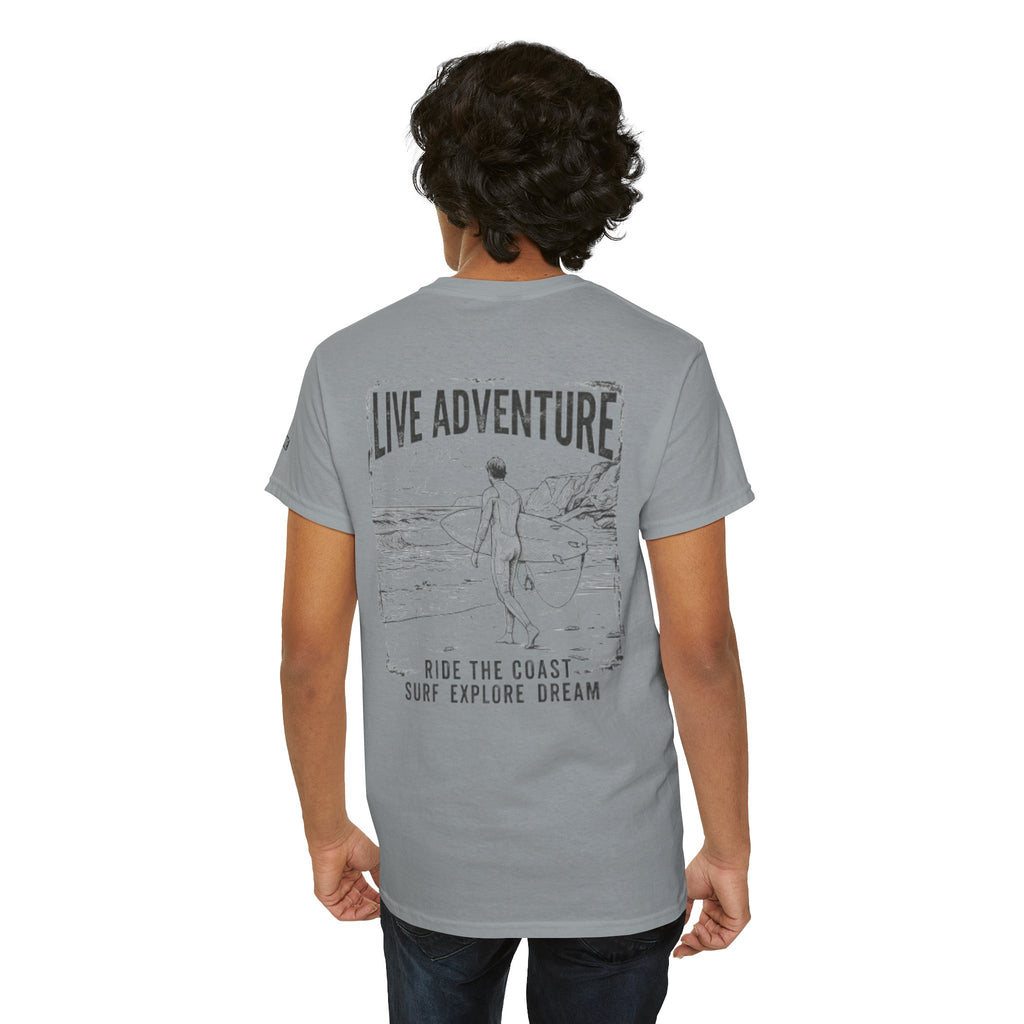 "Live Adventure - Surf" Premium Graphic Tee