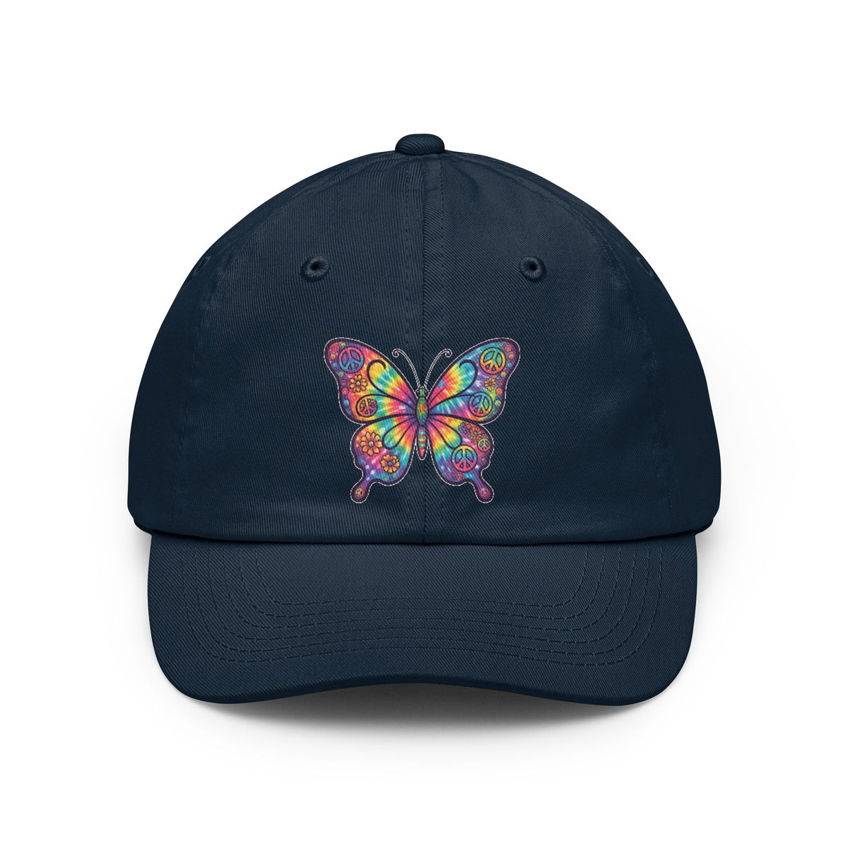 Color: Navy | Hippy Butterfly Dad Hat
