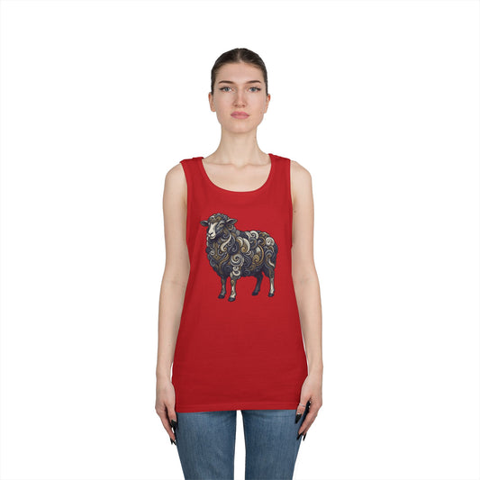 Color: Red | Barnyard Sheep Tank Top