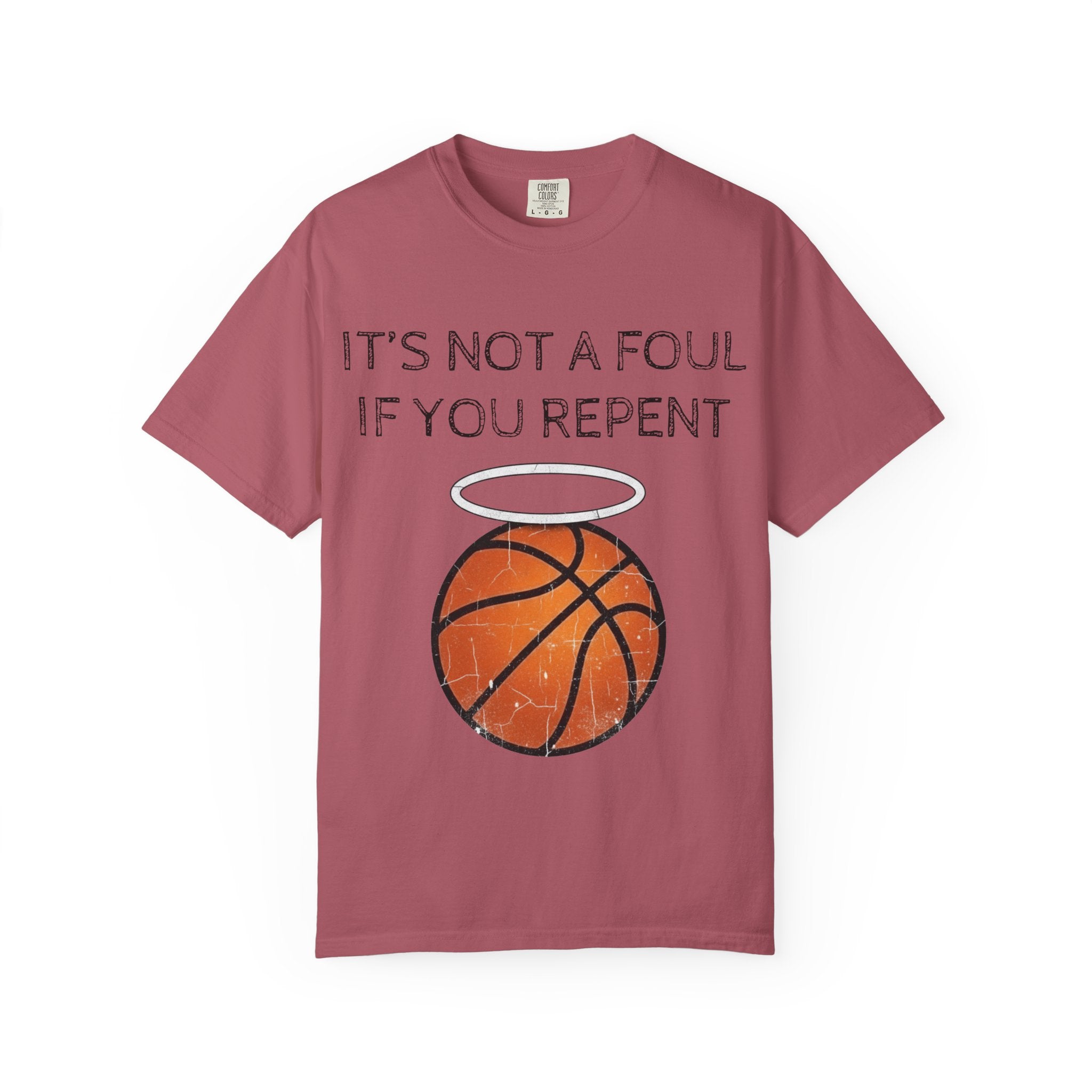 "Not a Foul If You Repent" Unisex Garment-Dyed T-shirt