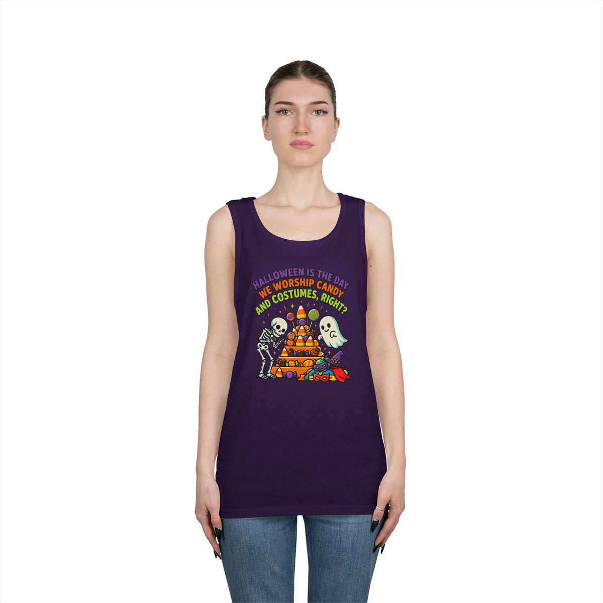Color: Purple | Worship Candy Tank Top