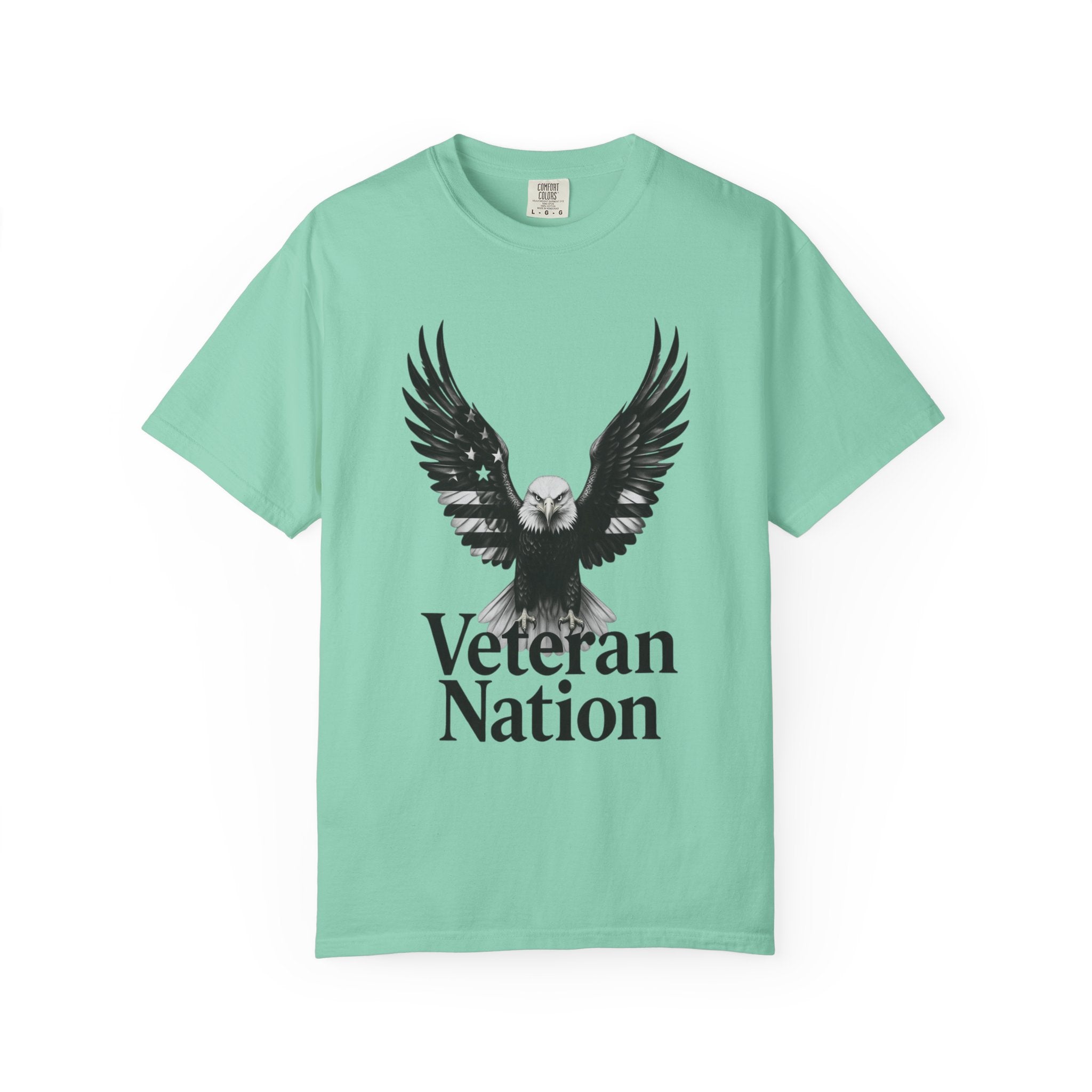 "Veteran Nation" Unisex Garment-Dyed T-shirt