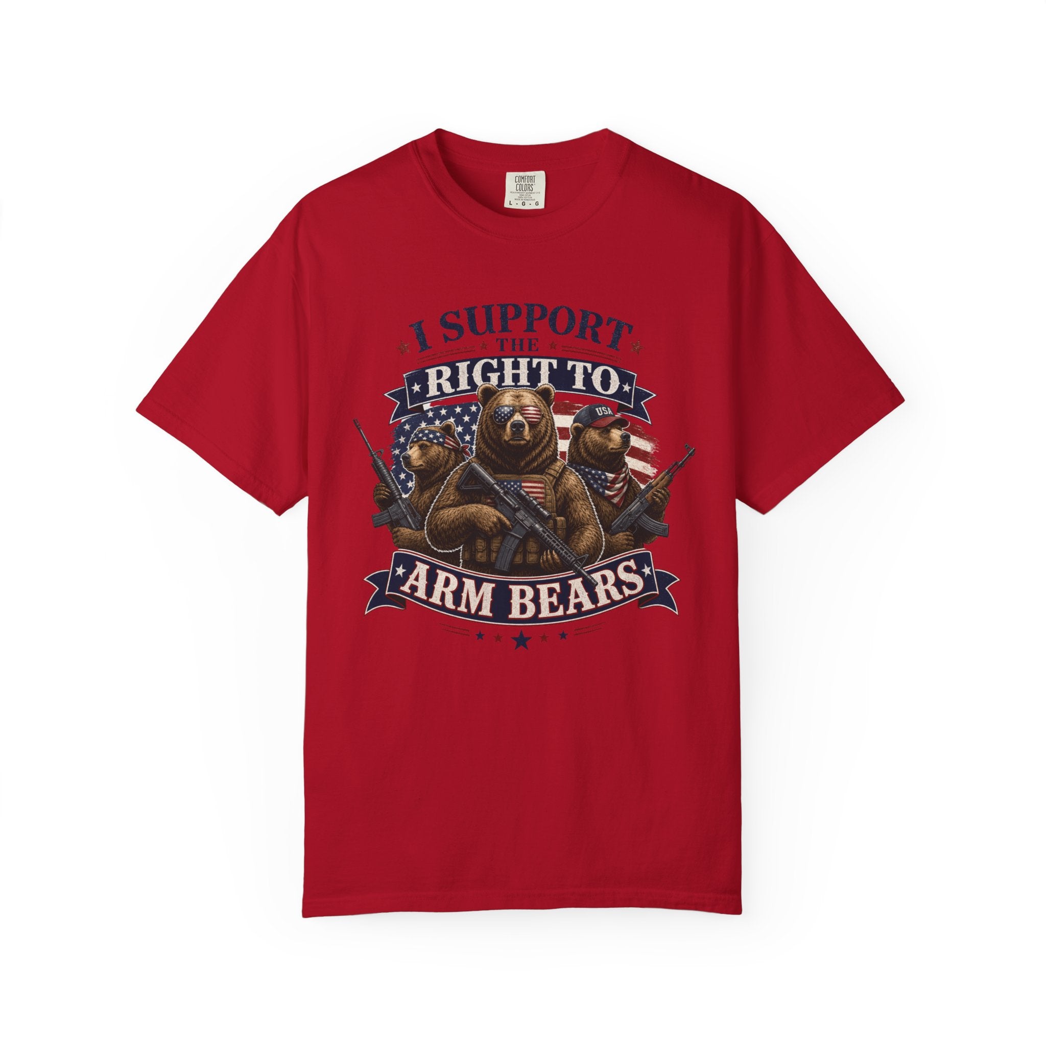 "Armed Bears" Unisex Garment-Dyed Tee