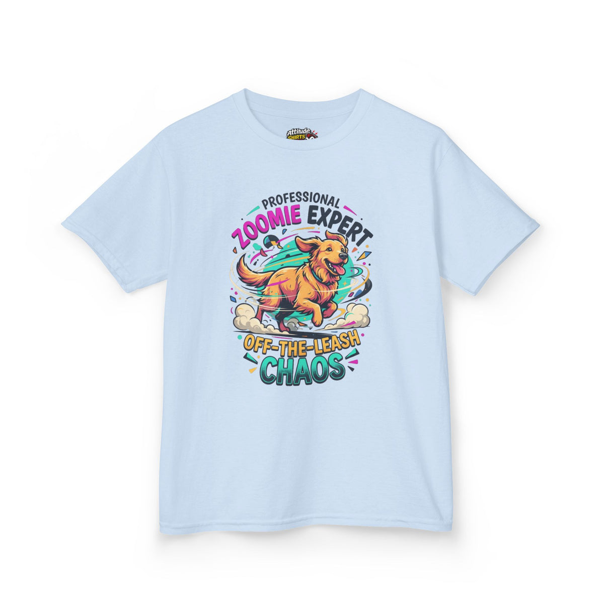 Color: Light Blue | Professional Zoomie Expert Kids Tee