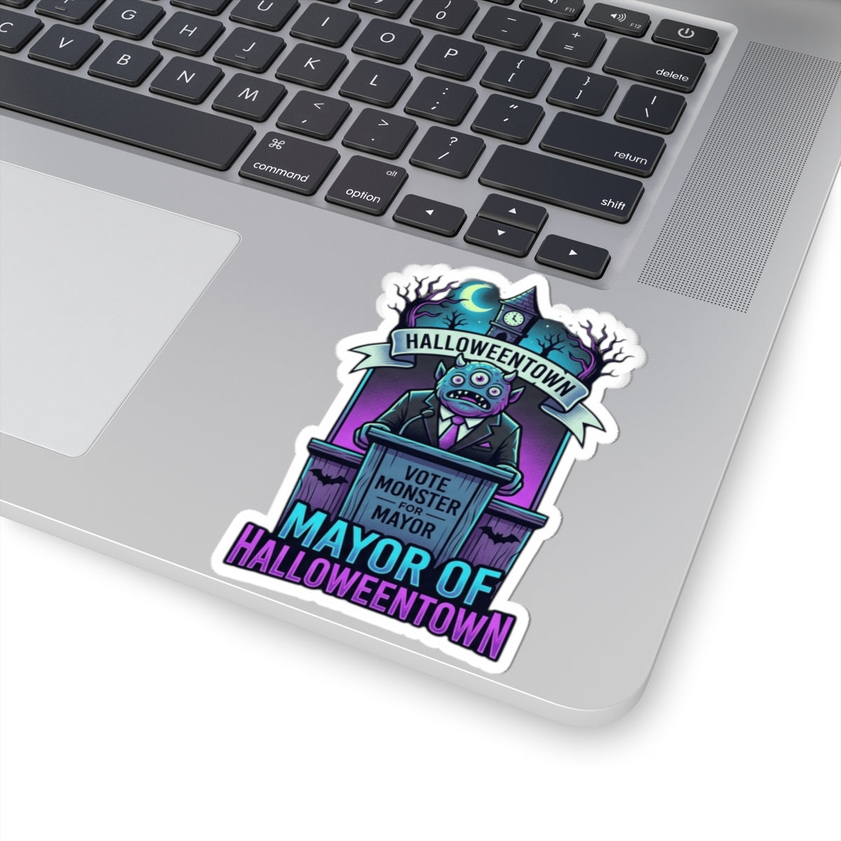 "Mayor Of Halloweentown" Sticker — Main
