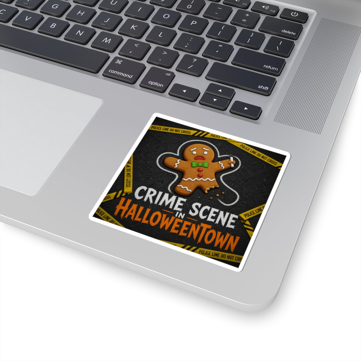 "Crime Scene in Halloweentown" Sticker — Main