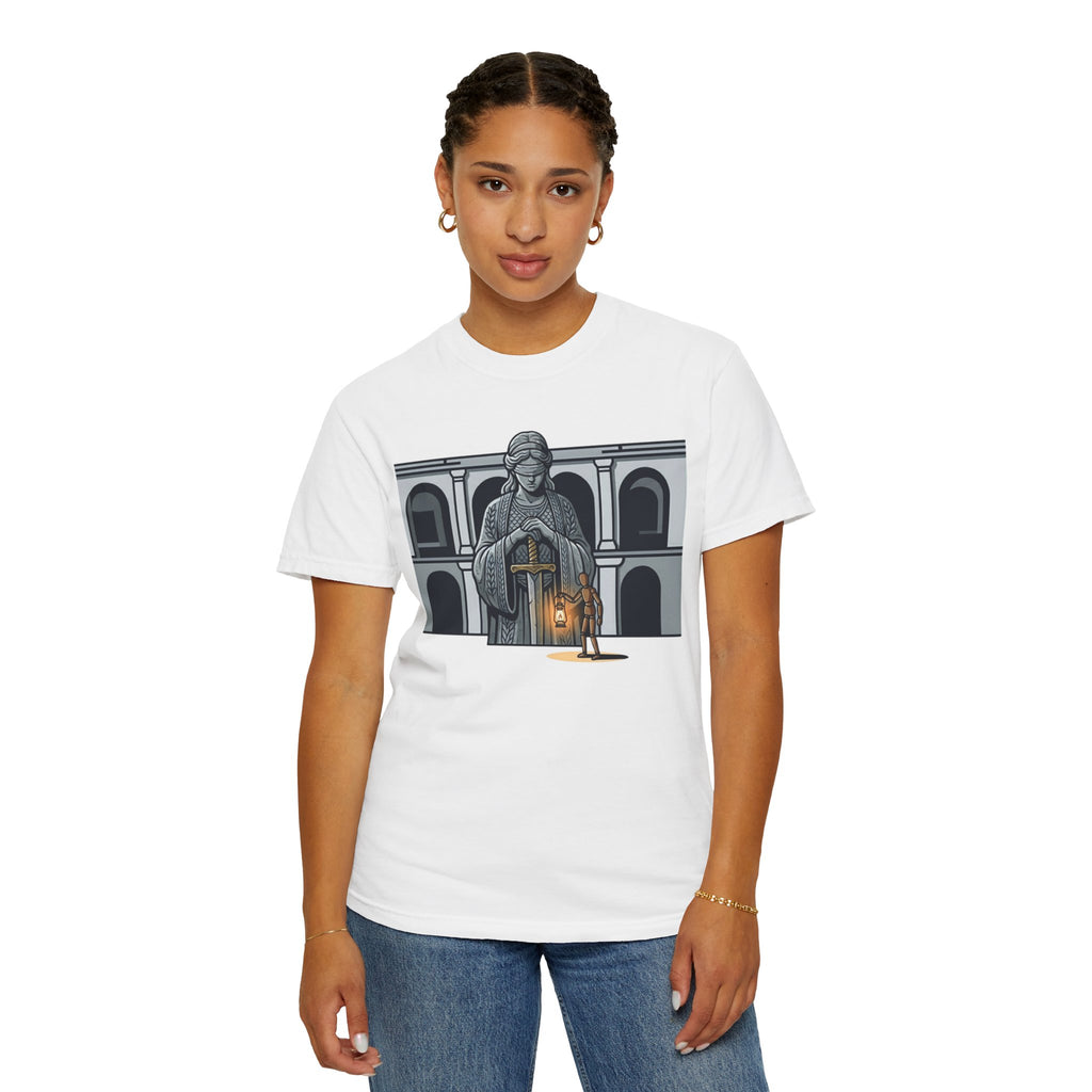 "Blind Justice" Unisex Garment-Dyed Tee