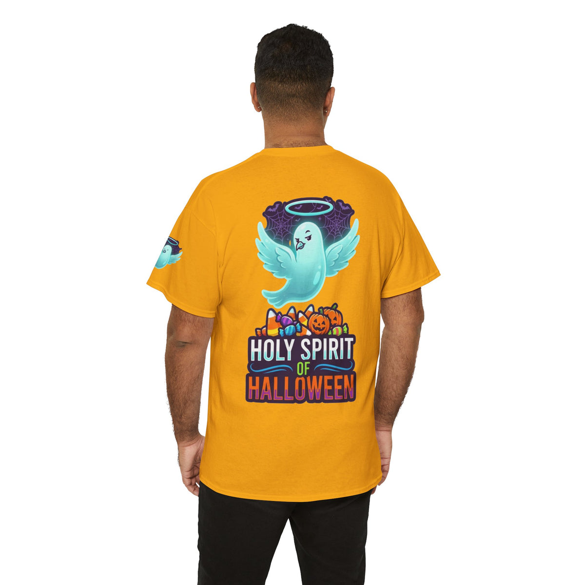 Color: Gold | Holy Spirit of Halloween Premium Graphic Tee