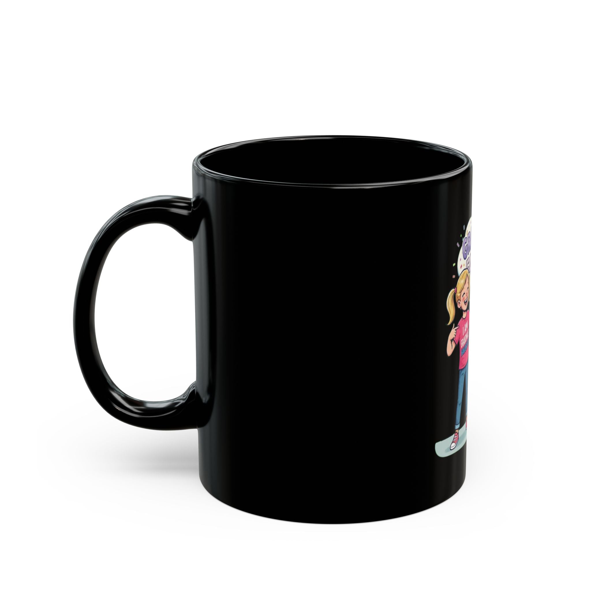 "Grandma's Favorite" Black Ceramic Mug