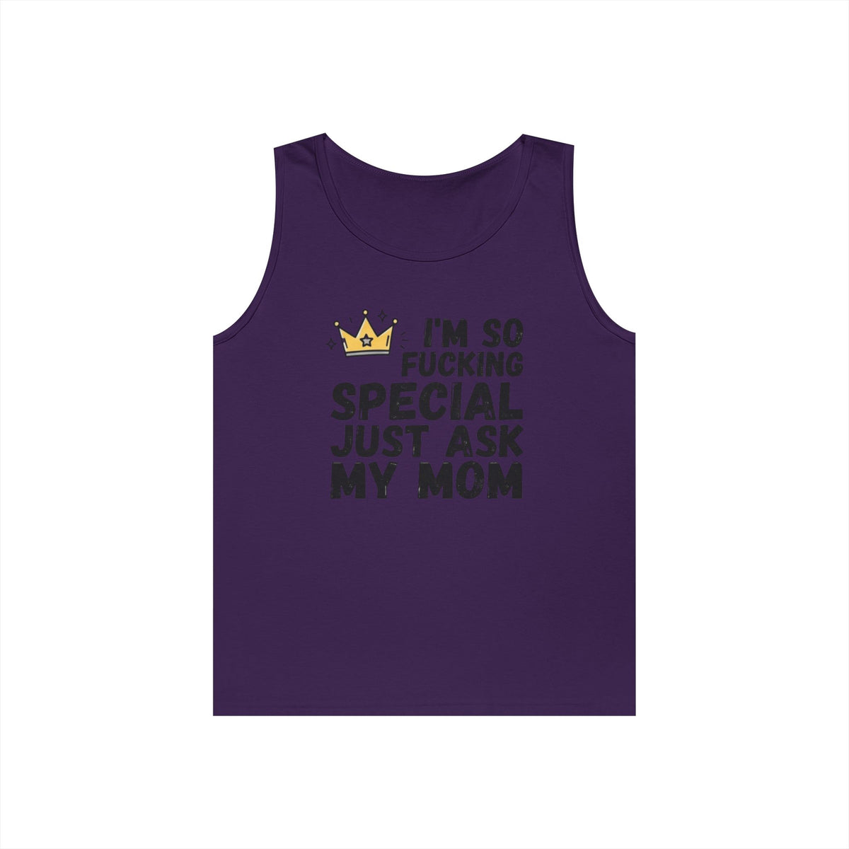 Color: Purple | I'm Fucking Special Tank Top