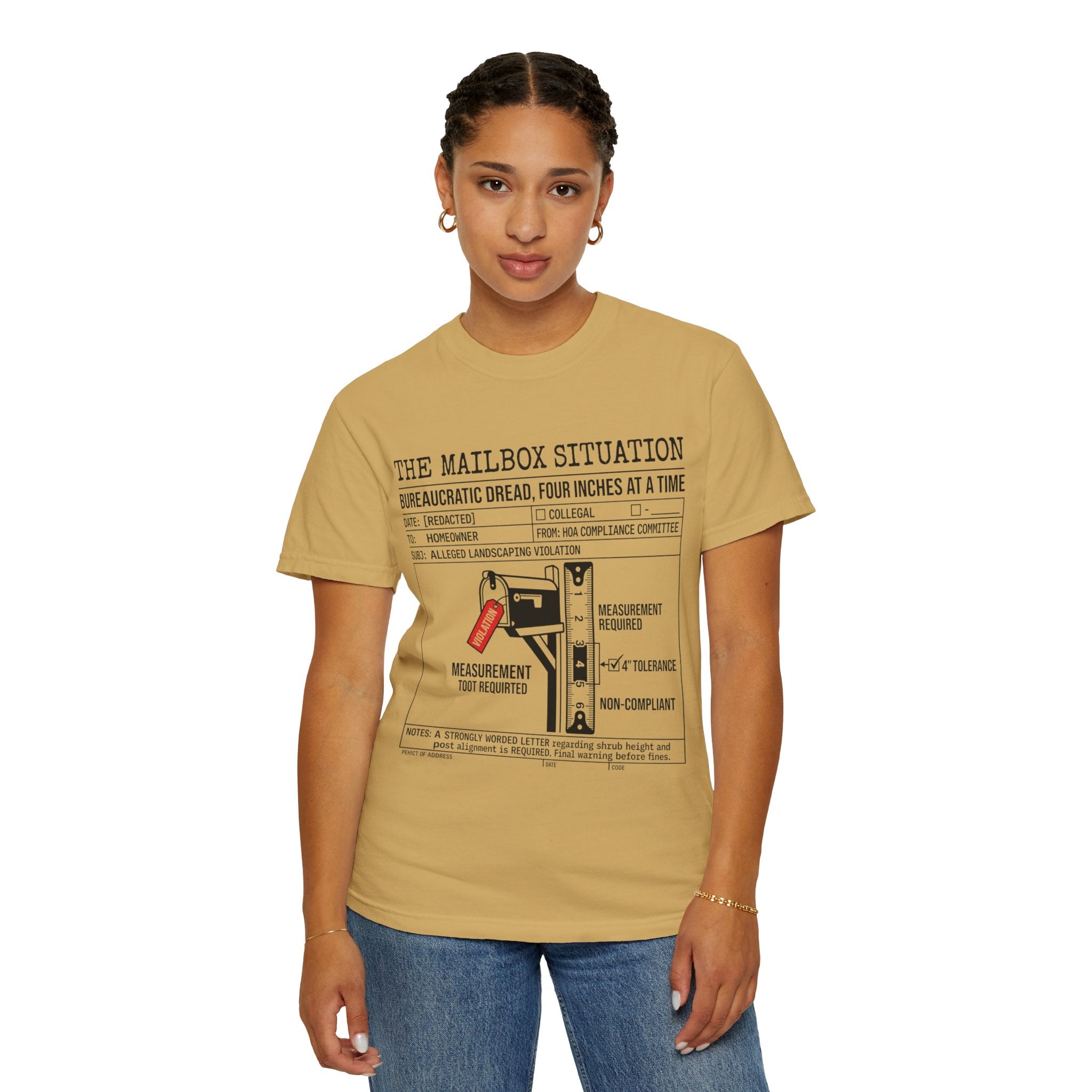 "Mailbox Situation" Unisex Garment-Dyed Tee
