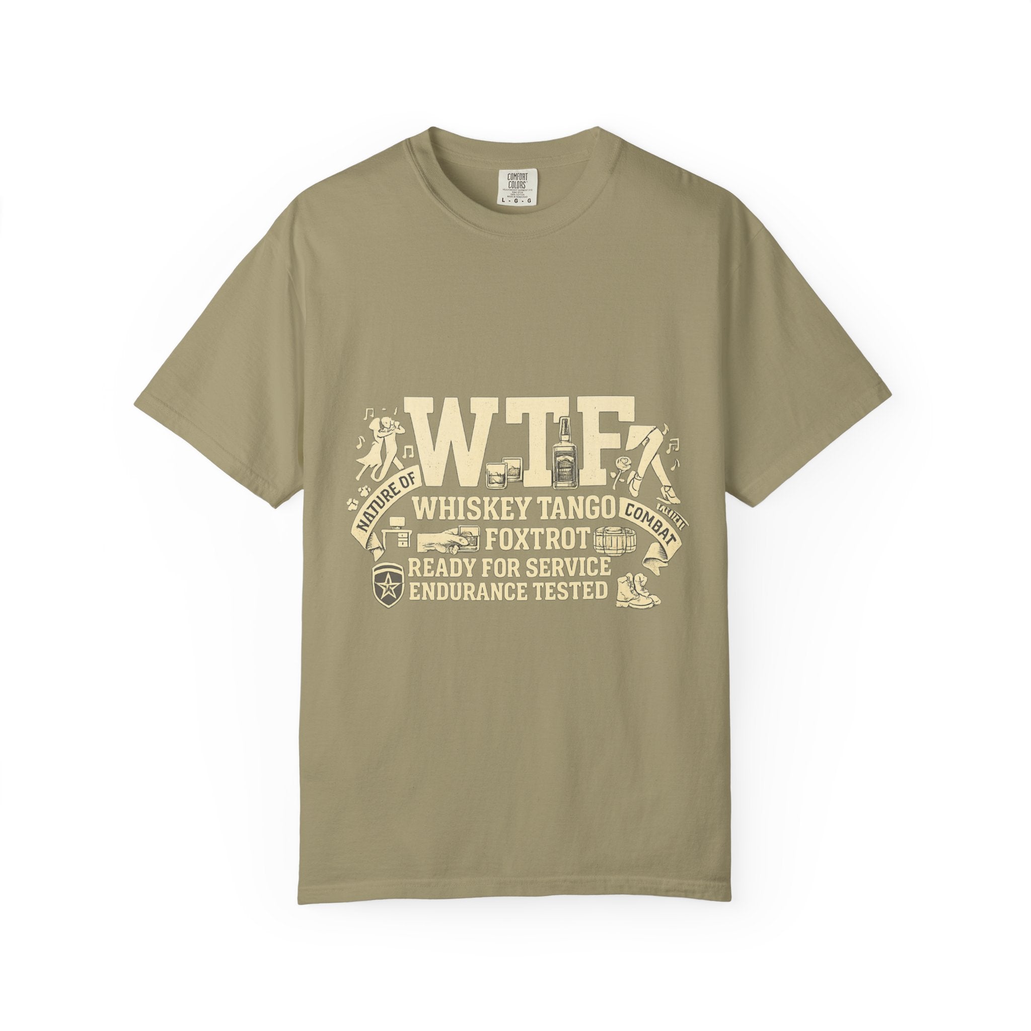 WTF Nature of Combat | Garment-Dyed Tee — AttitudeShirts