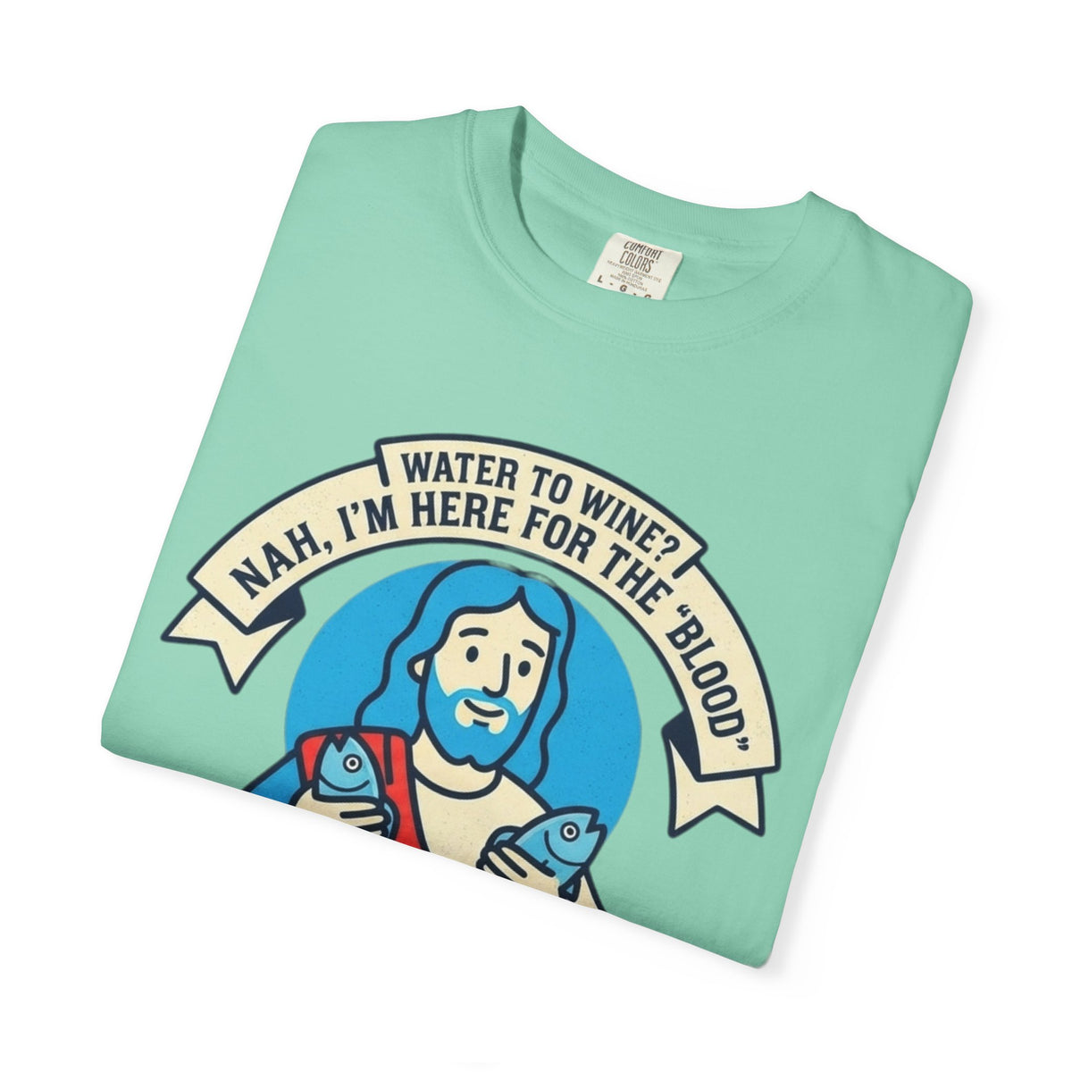 "Good Book Series Not Dead Awkward In Bed" Unisex Garment-Dyed Tee