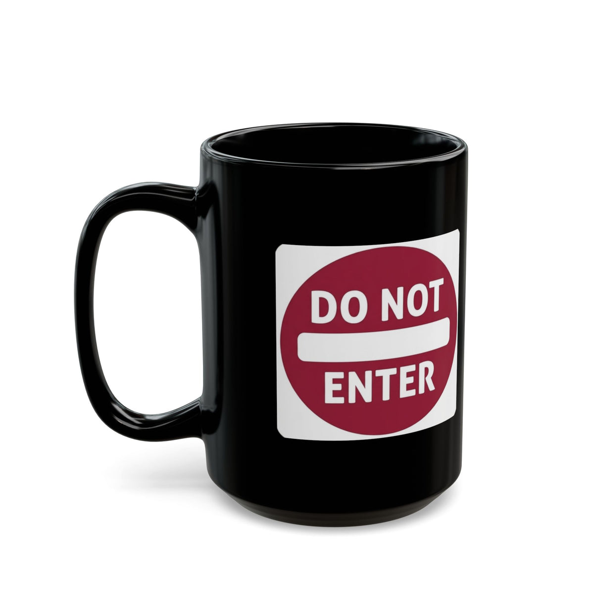 "I Cooked I Ate" Black Ceramic Mug — Graphic