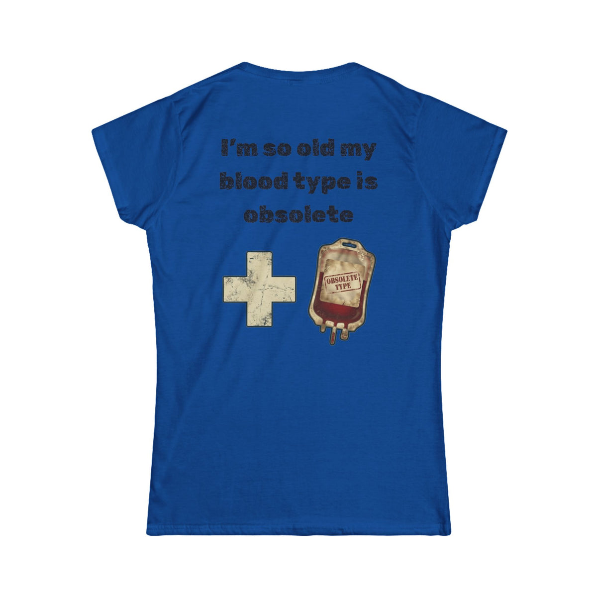 Color: Royal | Blood Type Women's Tee