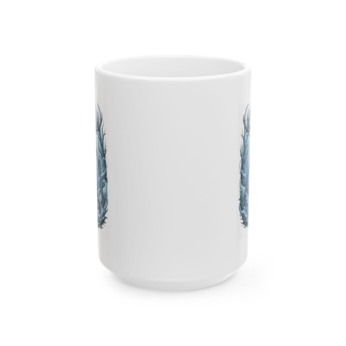 "Wendigo (Algonquian Folklore)" White Ceramic Mug