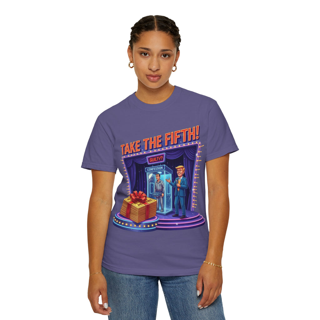 Take The Fifth T-Shirt — Game Show Parody Graphic Tee