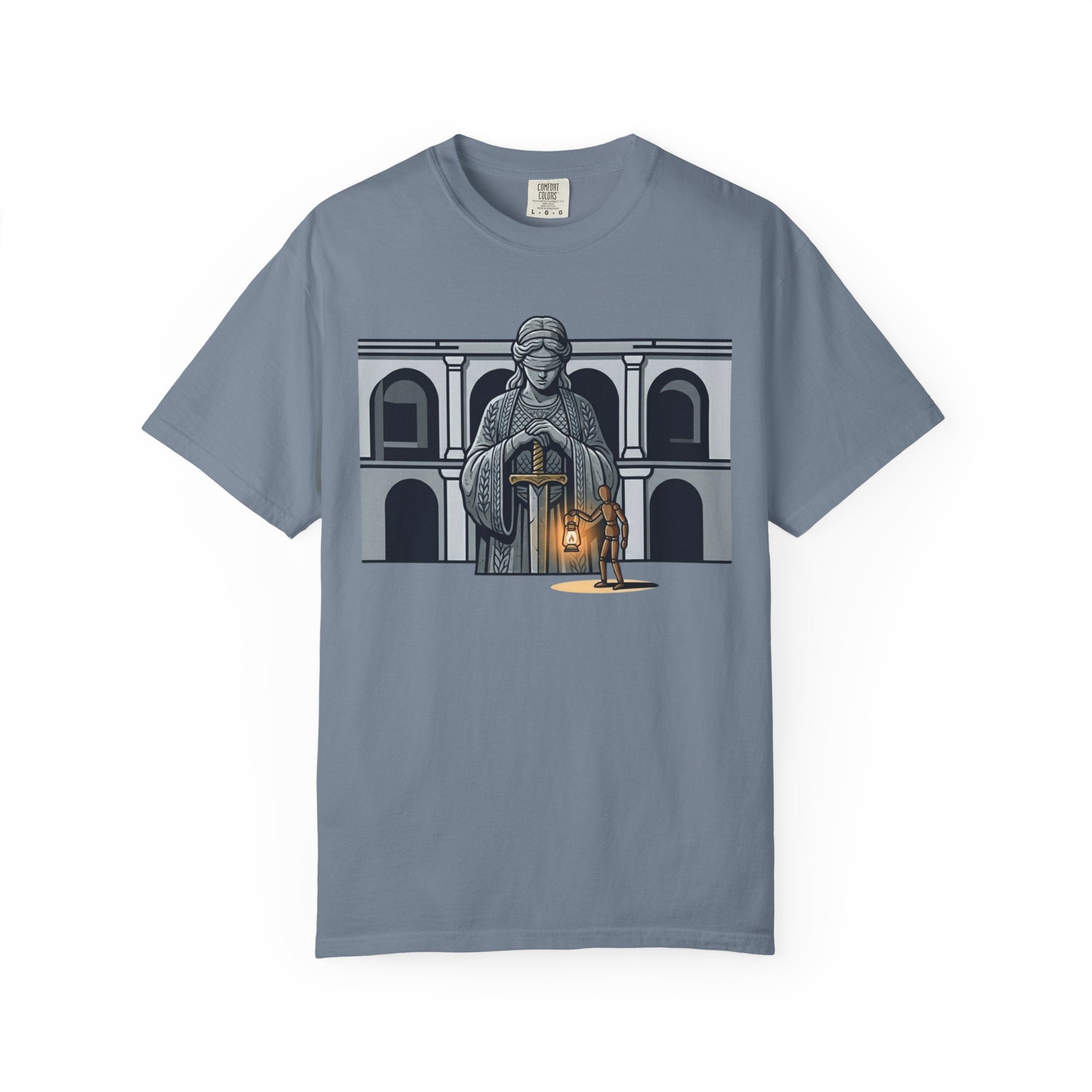 "Blind Justice" Unisex Garment-Dyed Tee
