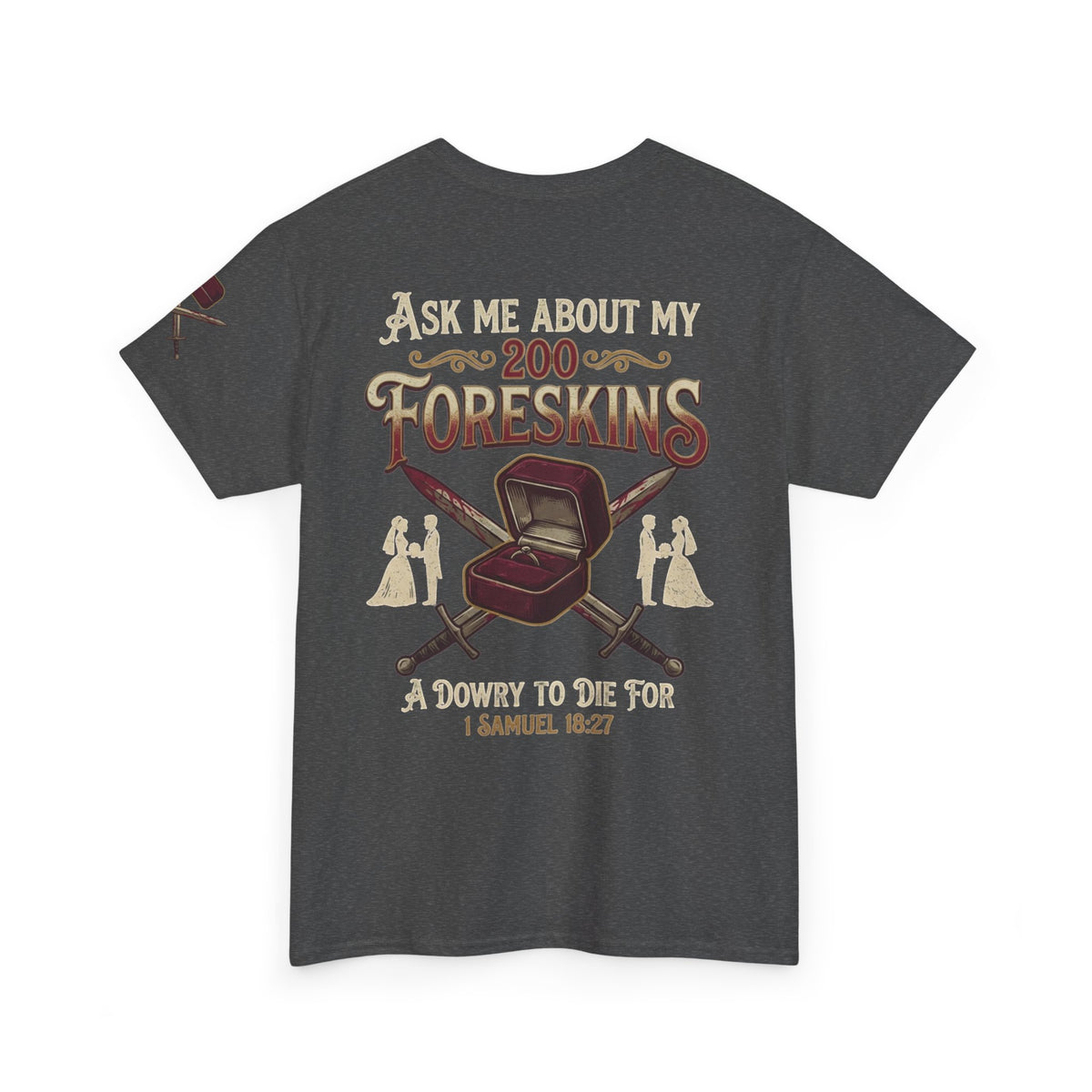 "Good Book Series 200 Foreskins" Premium Graphic Tee