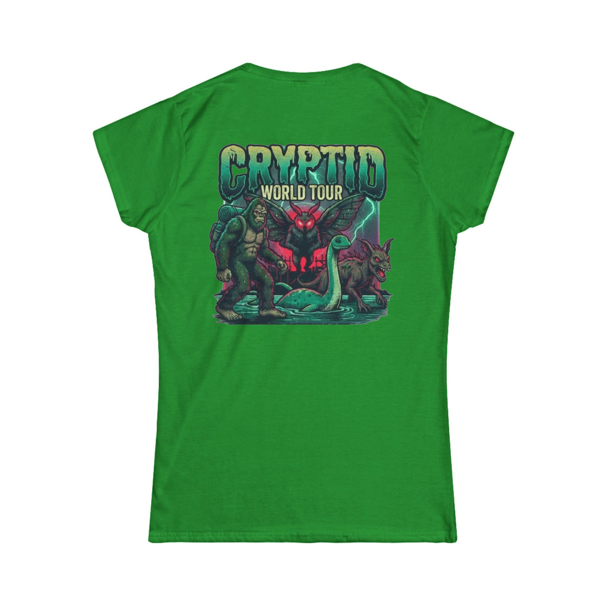 "Puzizia (Global-Cryptid Mashup) Cryptid World Tour" Women's Tee