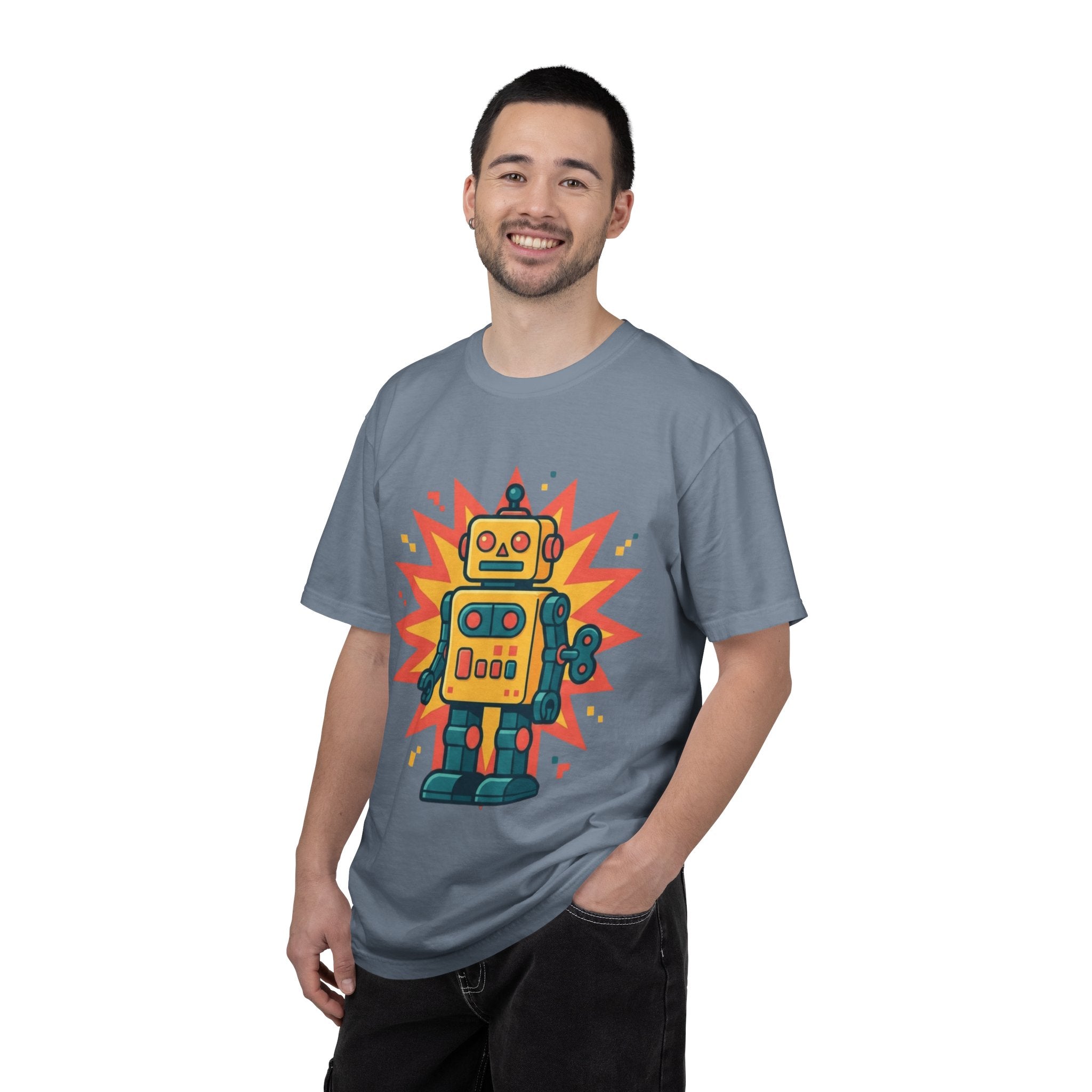 "Toy Robot" Unisex Garment-Dyed Tee