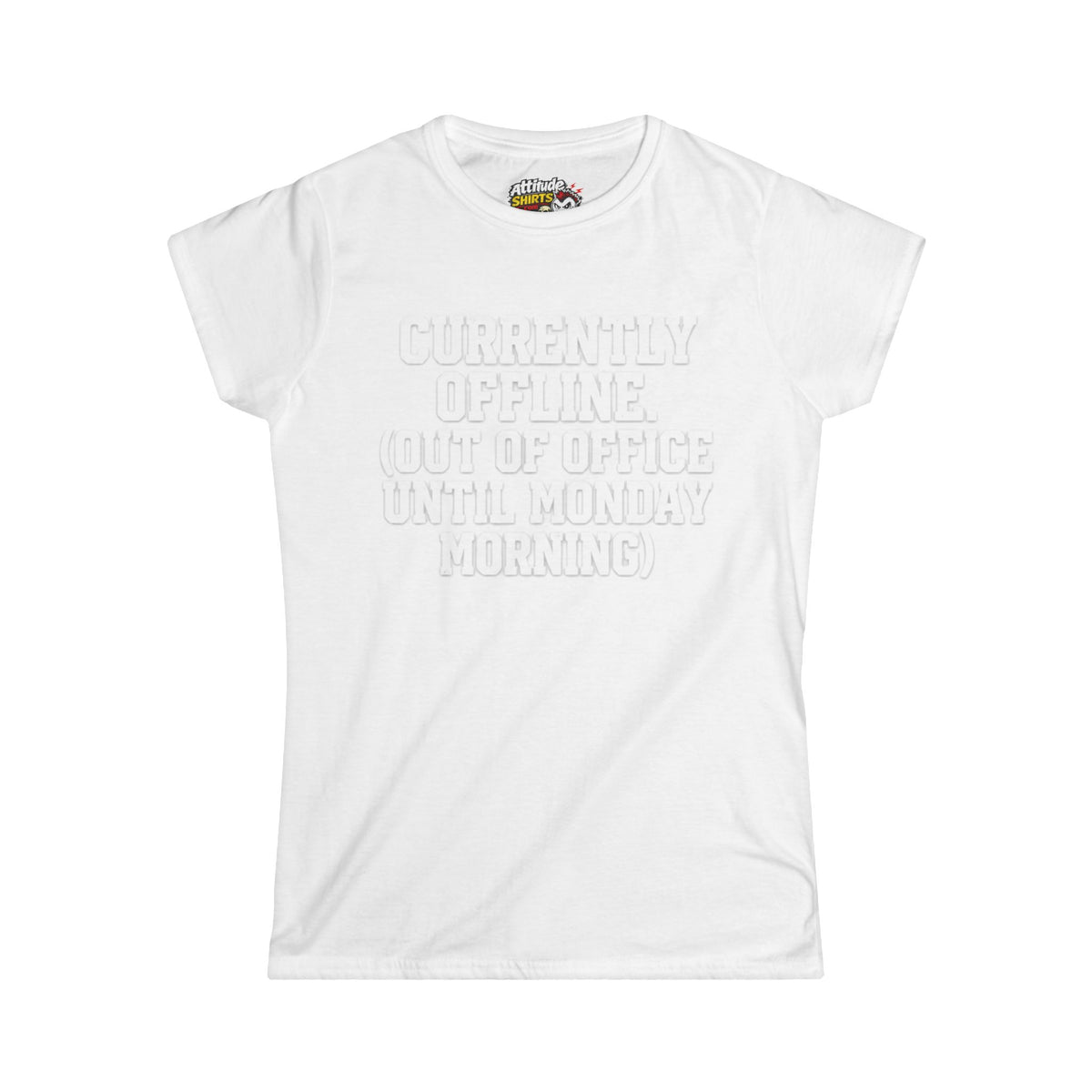 Color: White | Currently Offline Women's Tee