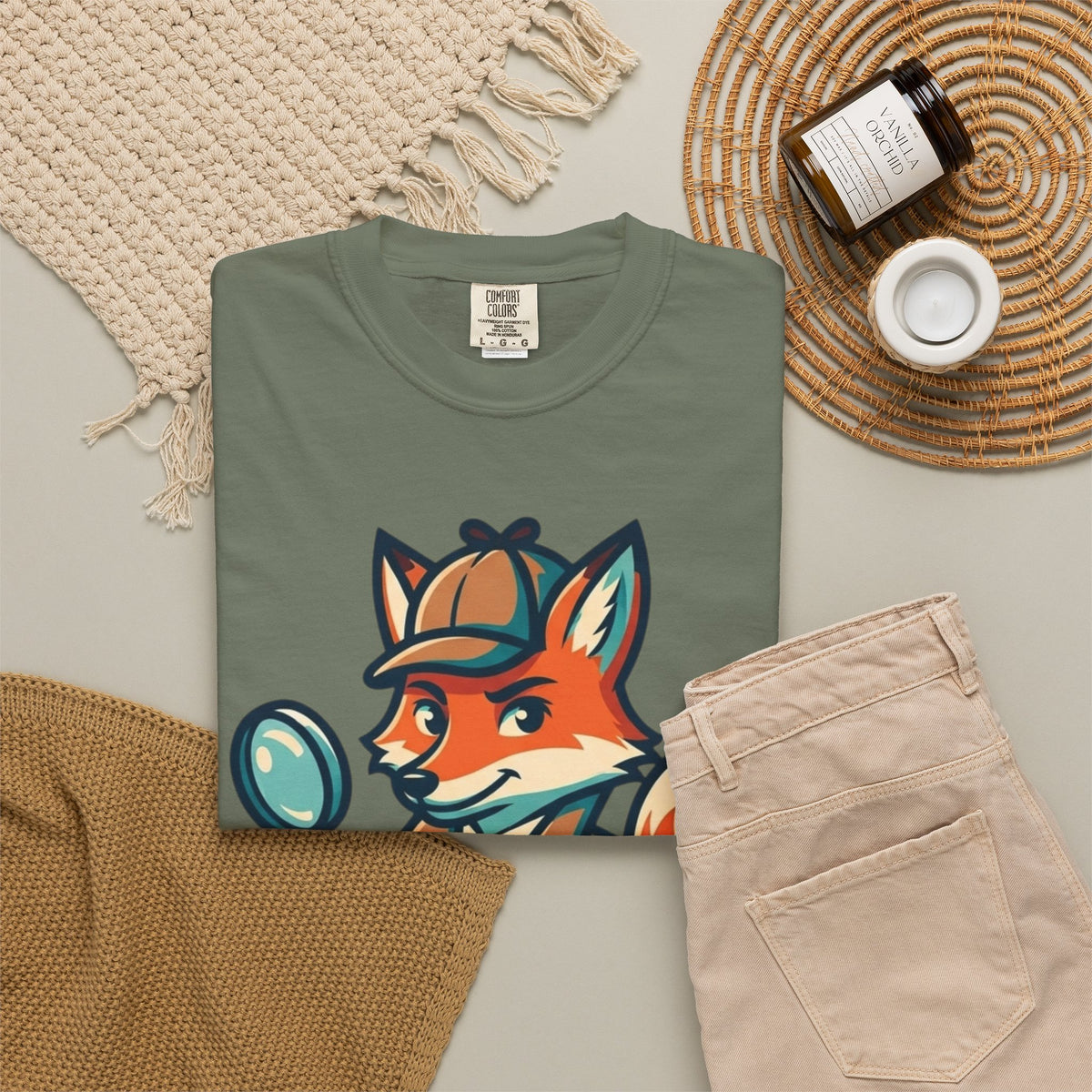 Fox Credible Unisex Garment-Dyed Tee