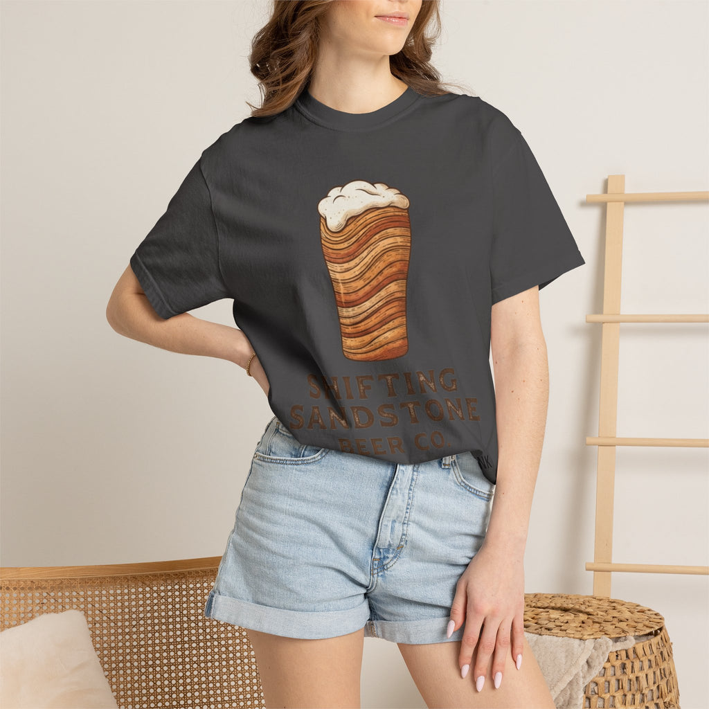 "Shifting Sandstone Beer Co." Unisex Garment-Dyed Tee
