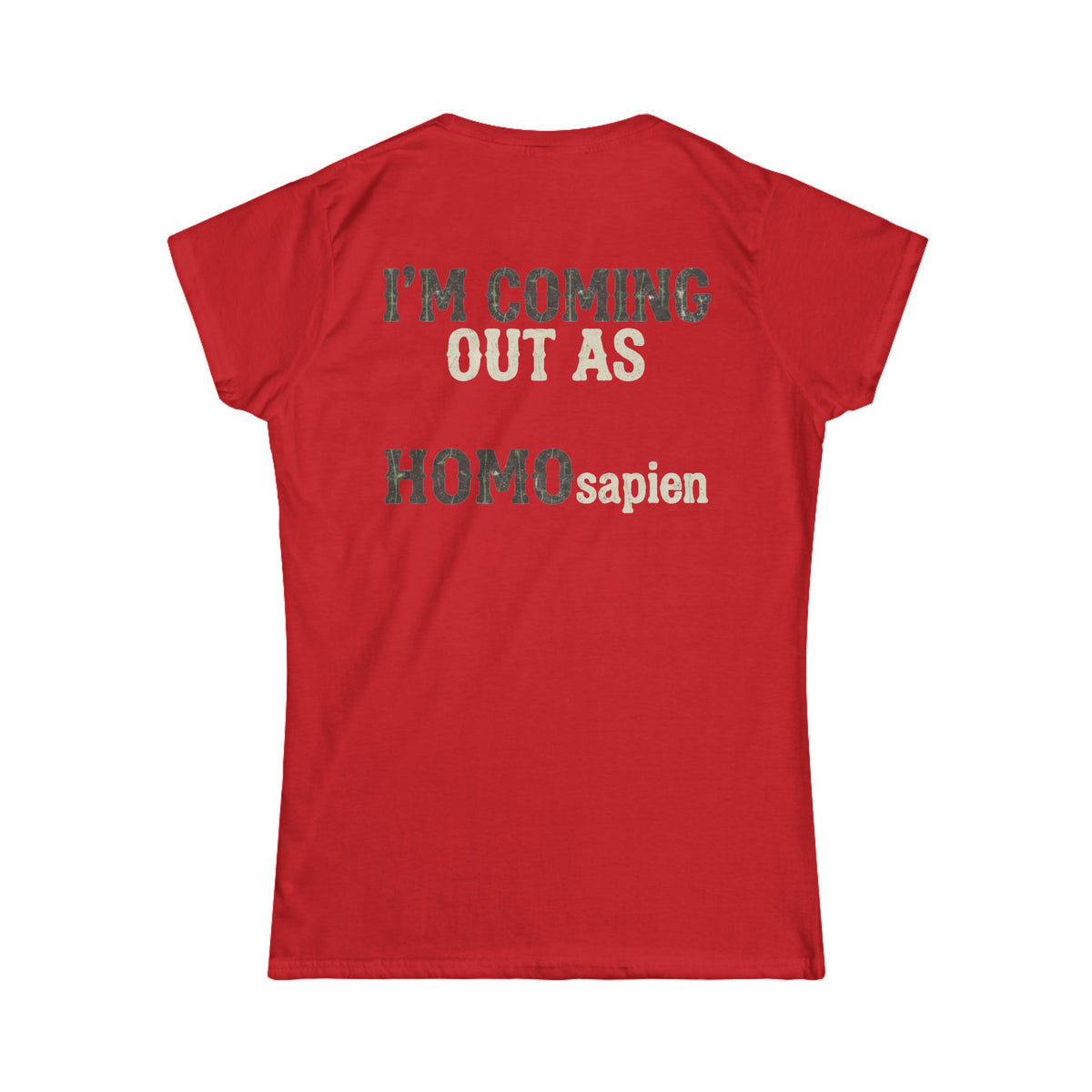 Color: Red | I'm Coming Out Women's Tee
