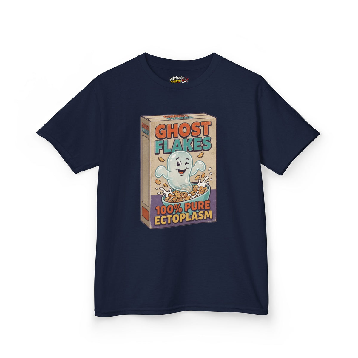 Color: Navy | Ghost Flakes Kids Tee