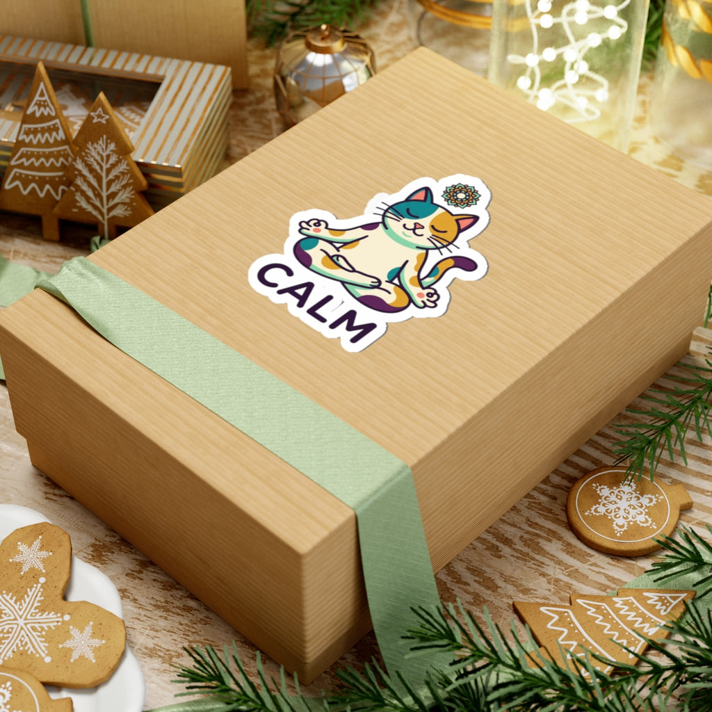 "Cat CALM" Sticker — Main