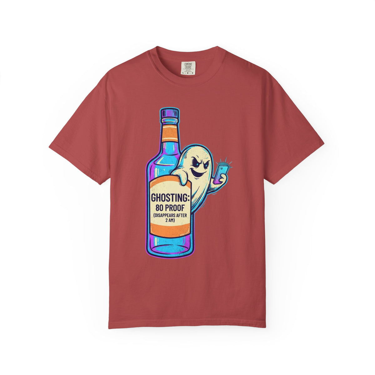 Color: Crimson | Ghosting Unisex Garment-Dyed Tee
