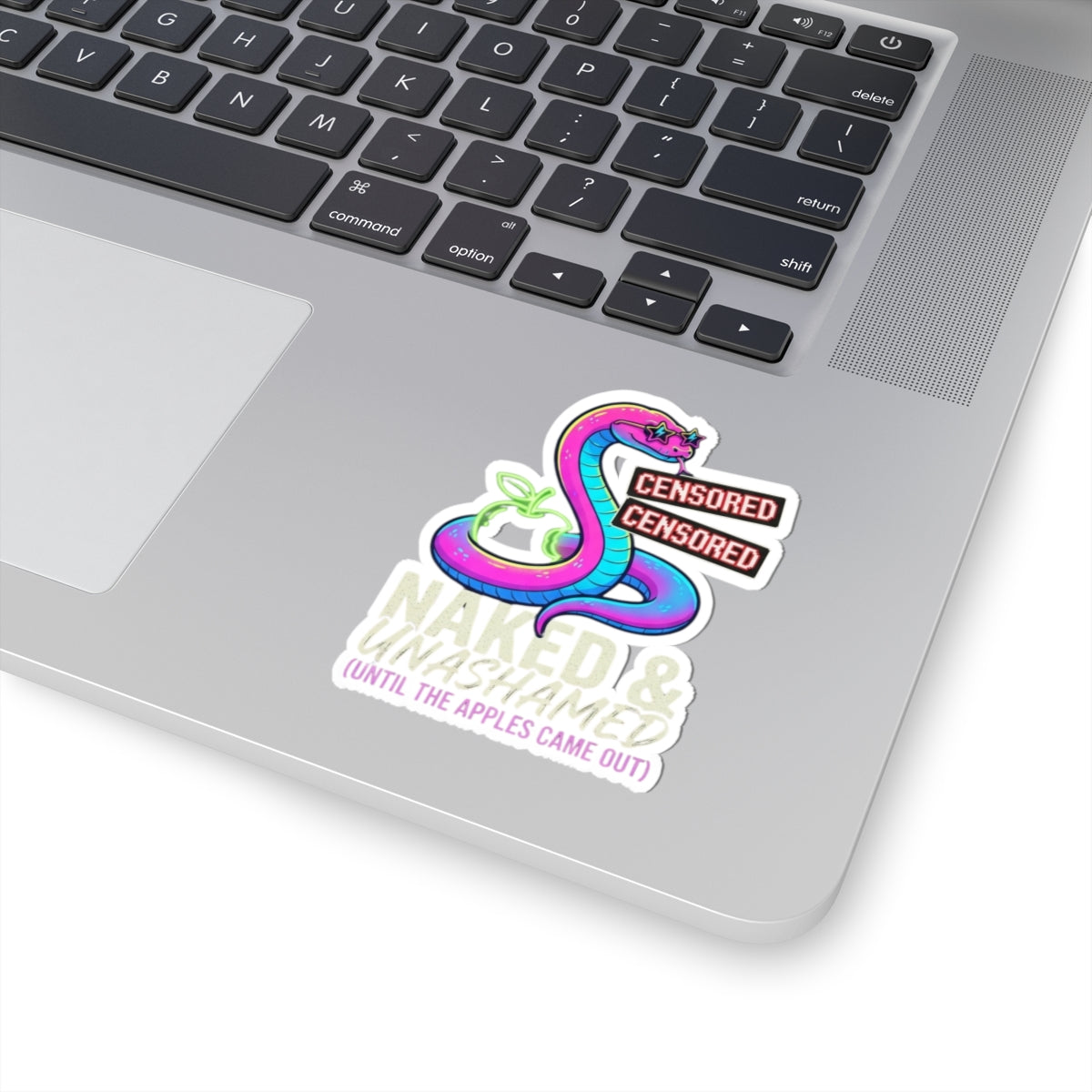 "Good Book Series Naked & Unashamed" Sticker — Main