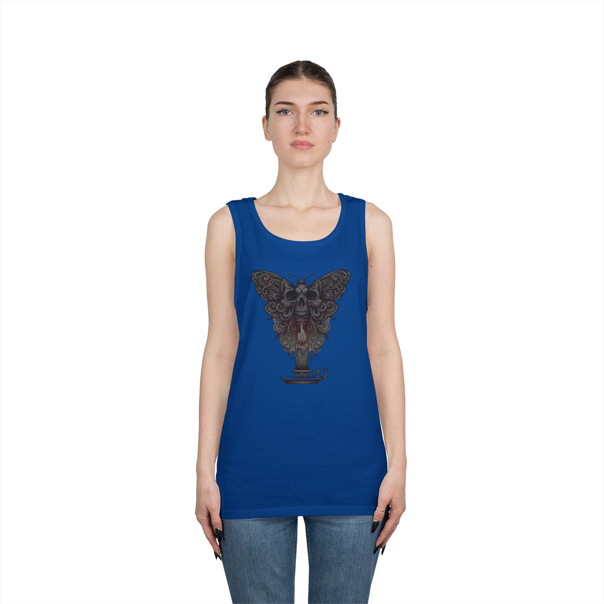 "Skeleton Moth" Tank Top