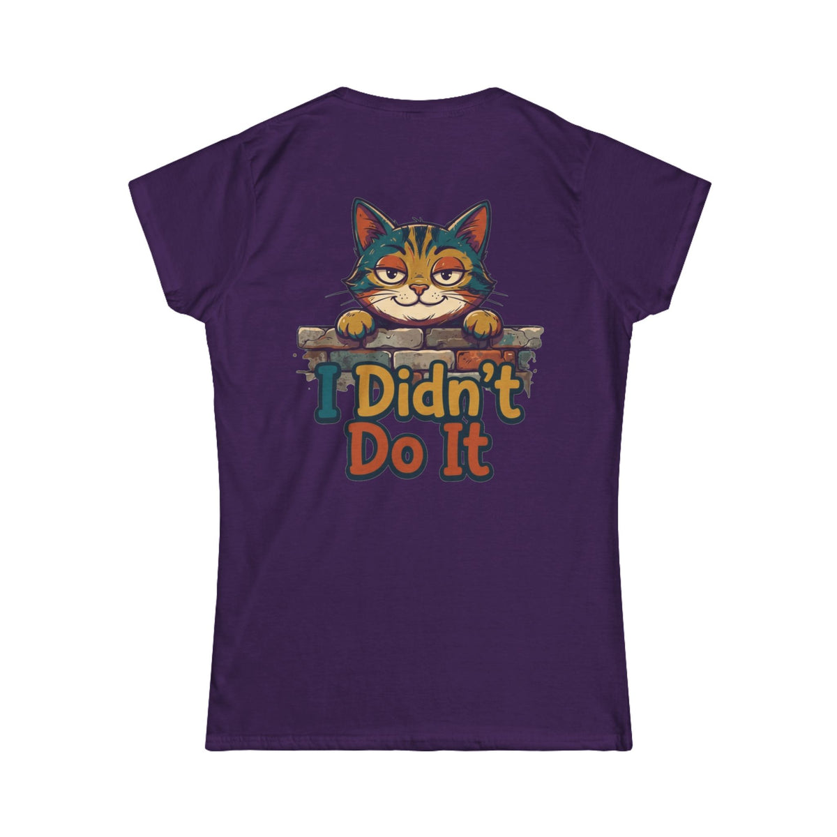 Color: Purple | I Didn't Do It Women's Tee