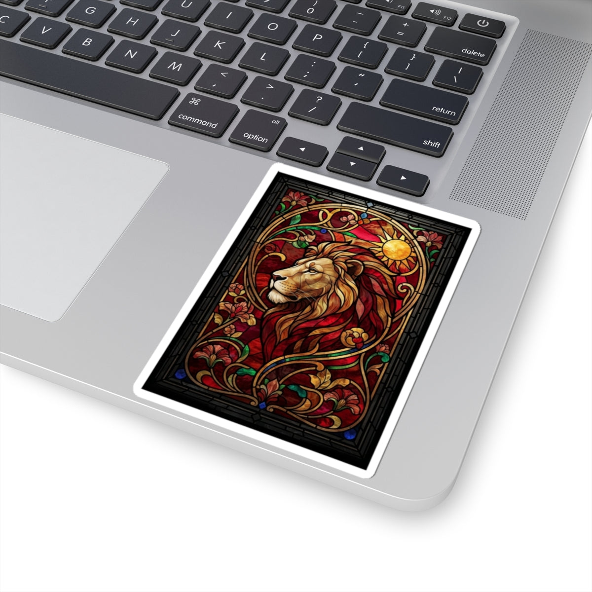 "Stained Glass Sign LEO" Sticker — Main