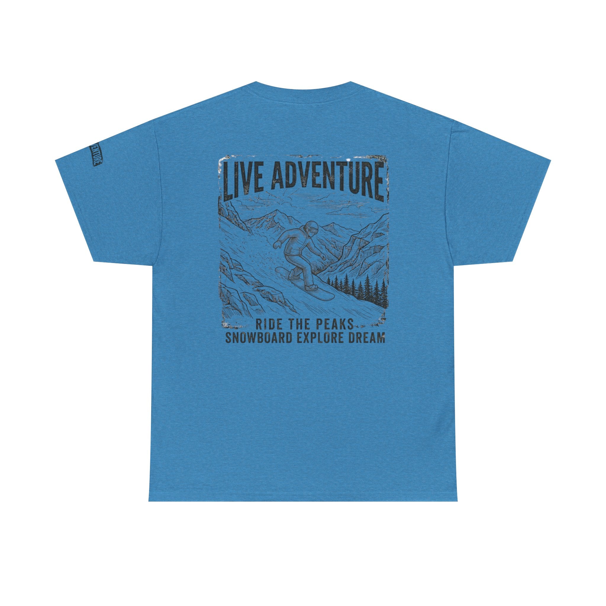 "Live Adventure - Snowboard" Premium Graphic Tee