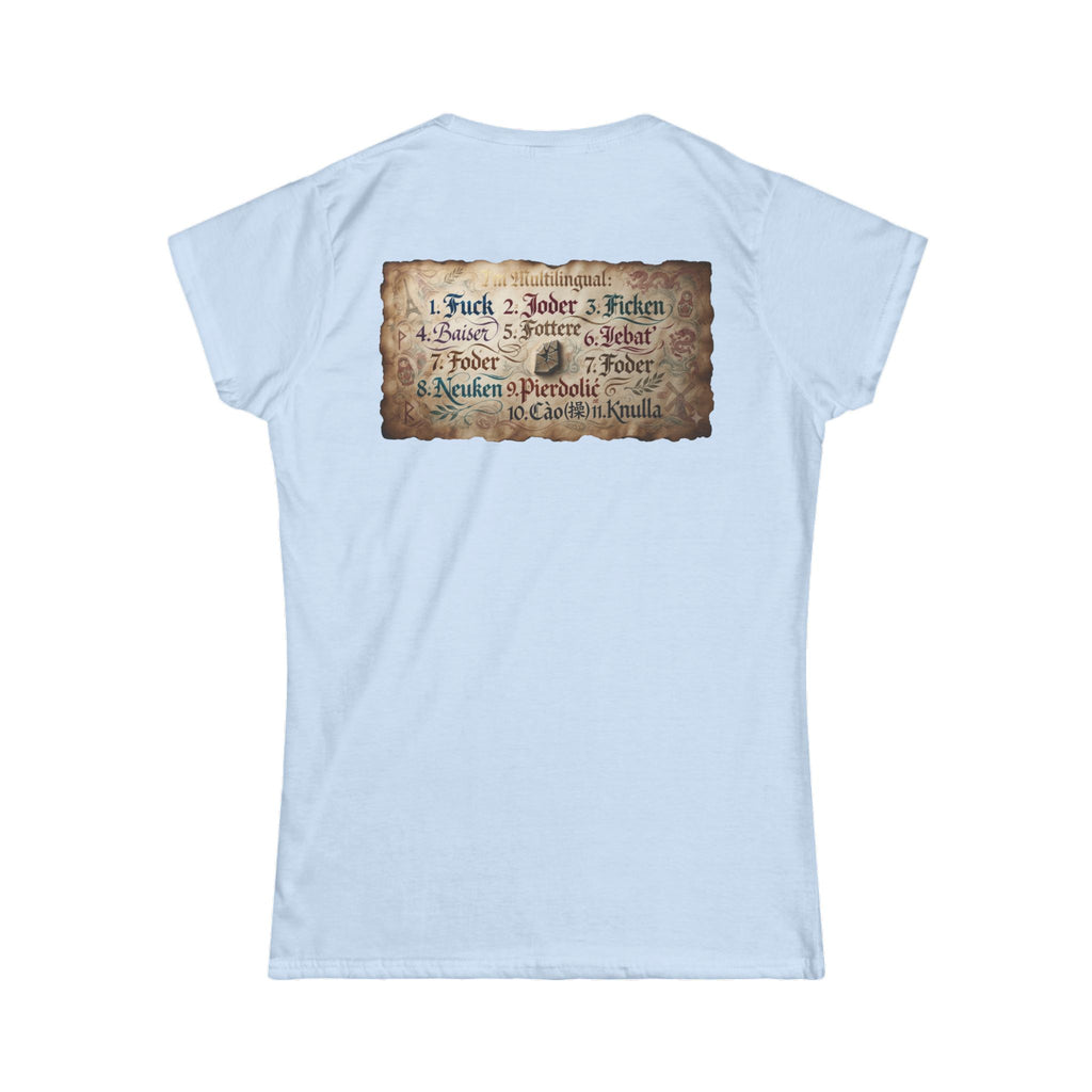 "Multilingual" Women's Tee