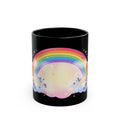 "Gay Away The Pray" Black Ceramic Mug — Graphic