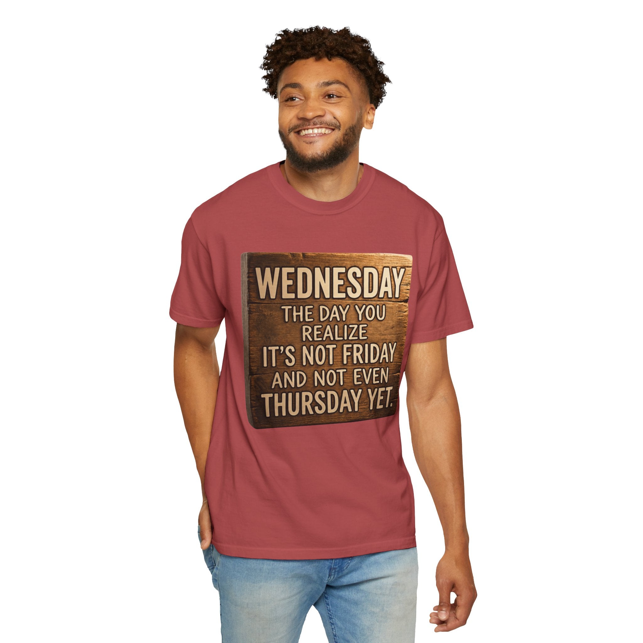 "Wednesday Not Friday" Unisex Garment-Dyed Tee