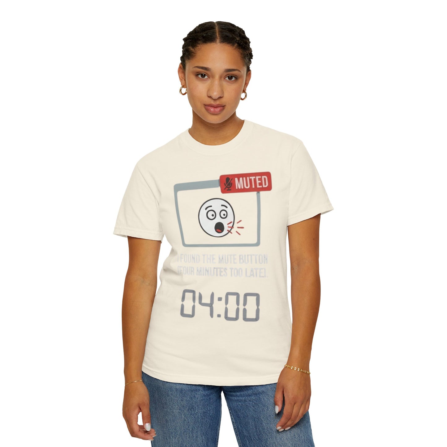 "I Found The Mute" Unisex Garment-Dyed Tee