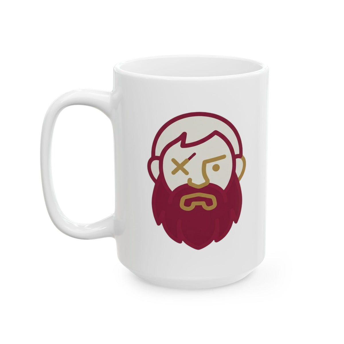 "Good Book Series Coffee Hot and Dead" White Ceramic Mug — Graphic