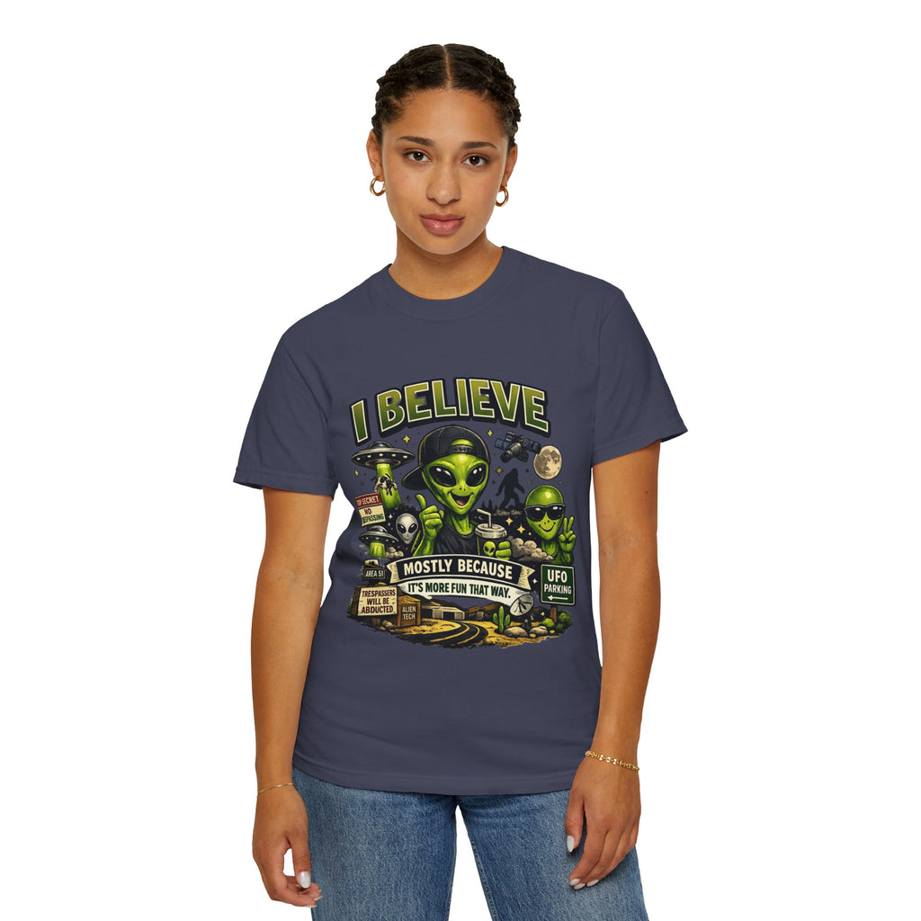 "I Believe" Unisex Garment-Dyed Tee