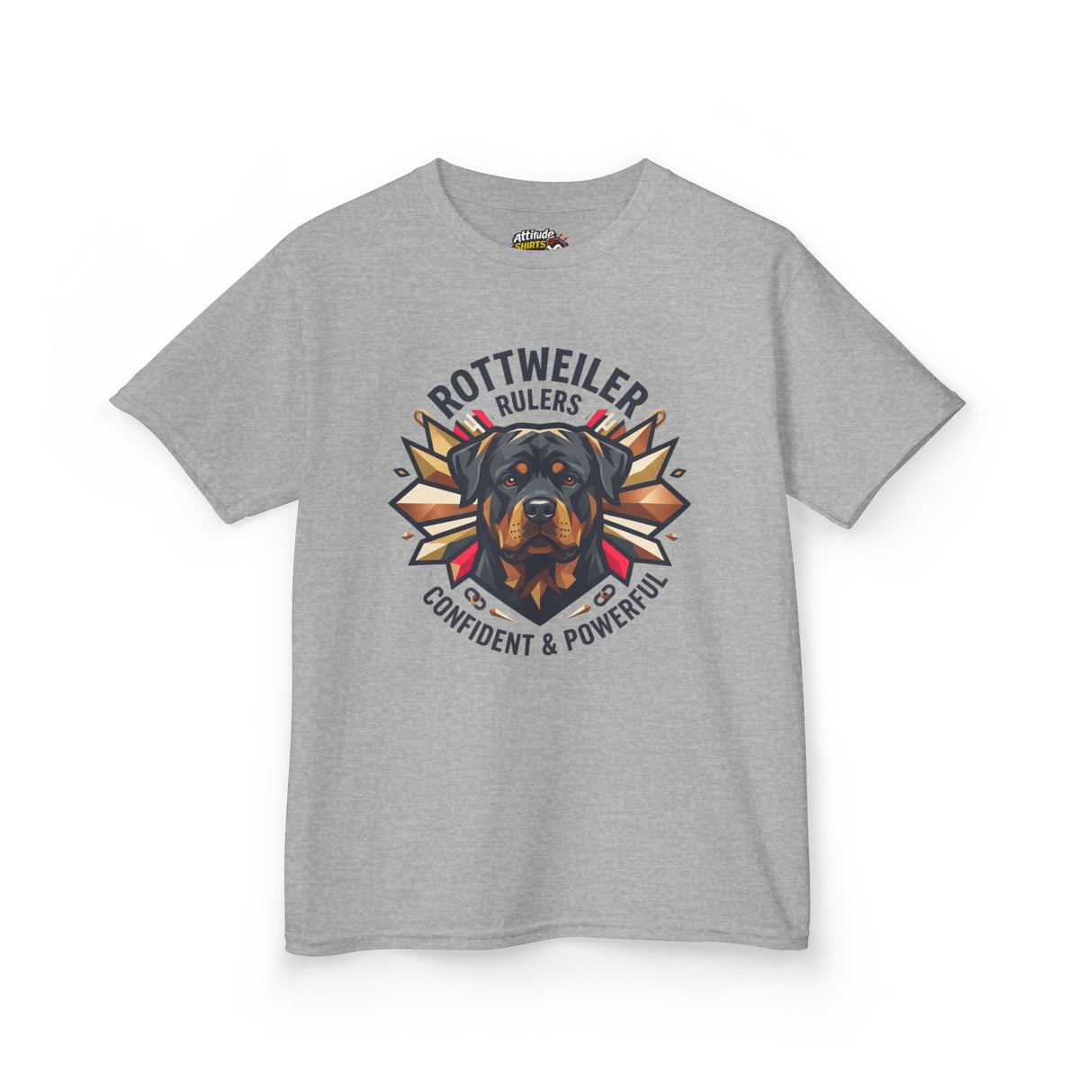 "Rottweiler Rulers Confident Powerful" Kids Tee