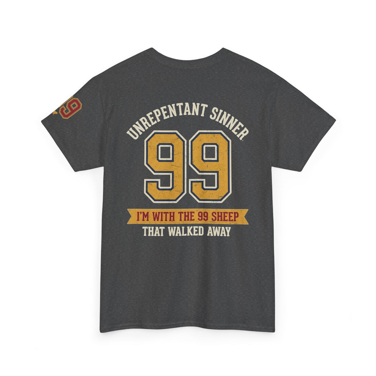 "Good Book Series 99 Unrepentant Sinner" Premium Graphic Tee