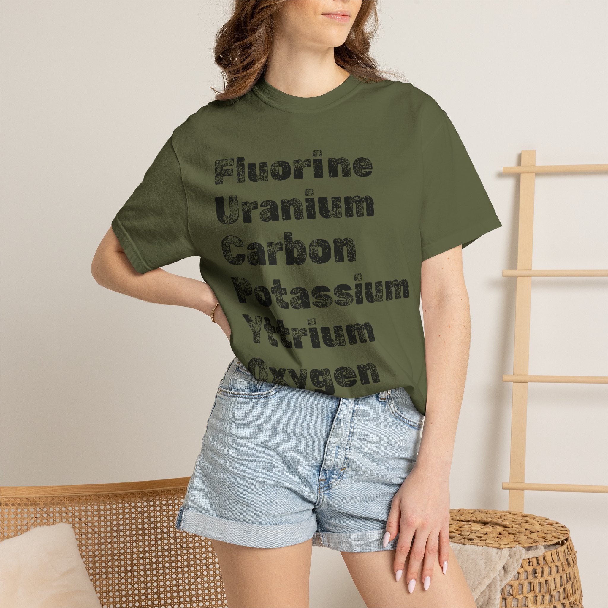 "Periodic Salt" Unisex Garment-Dyed T-shirt