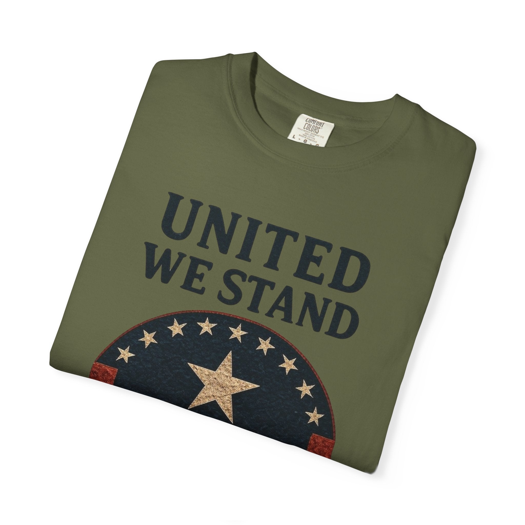 "UNITED WE STAND" Unisex Garment-Dyed T-shirt